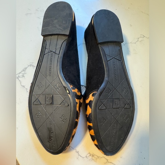 Franco Sarto Leopard Print Women's Loafers - Picture 5 of 5